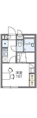 レオパレスレクリチュール立川の物件間取画像